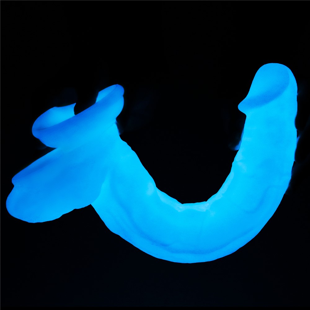 Neonowe dildo LoveToy Lumino Play, 26,9 cm (niebieski) Neonowe dildo LoveToy Lumino Play, 26,9 cm (niebieski)