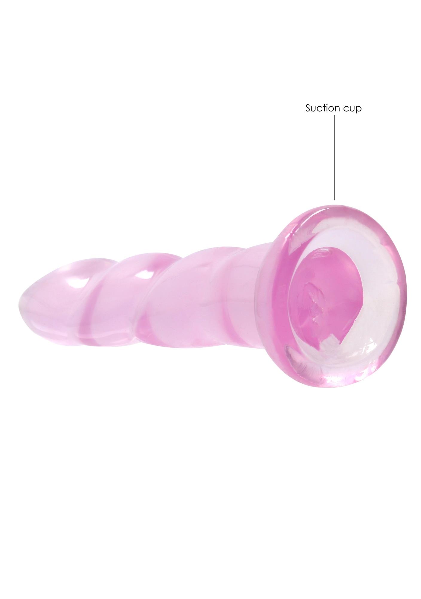 Dildo RealRock Crystal Clear 7", 18 cm (różowy) Dildo RealRock Crystal Clear 7", 18 cm (różowy)