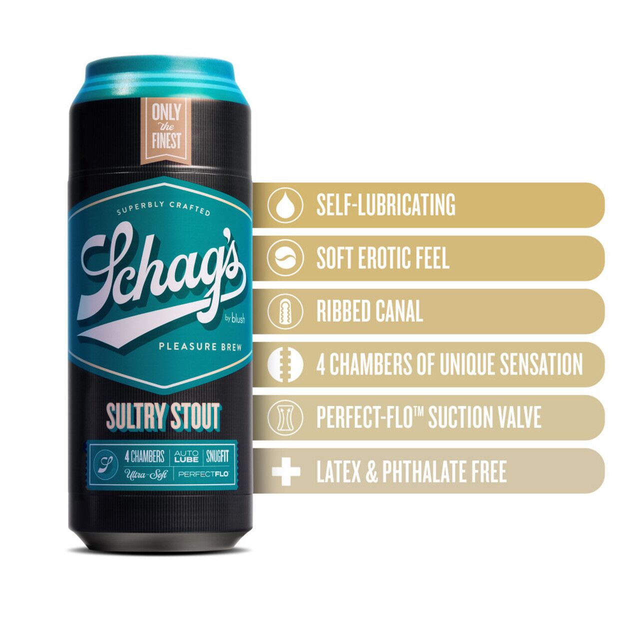Masturbator Schag's Sultry Stout (przezroczysty) Masturbator Schag's Sultry Stout (przezroczysty)