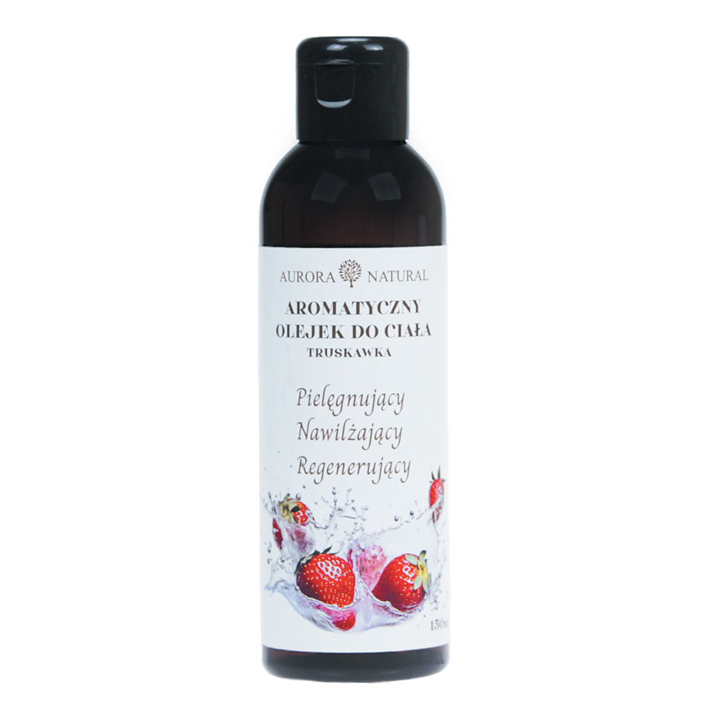 Olejek do masażu Aurora Naturals truskawka, 150 ml Olejek do masażu Aurora Naturals truskawka, 150 ml