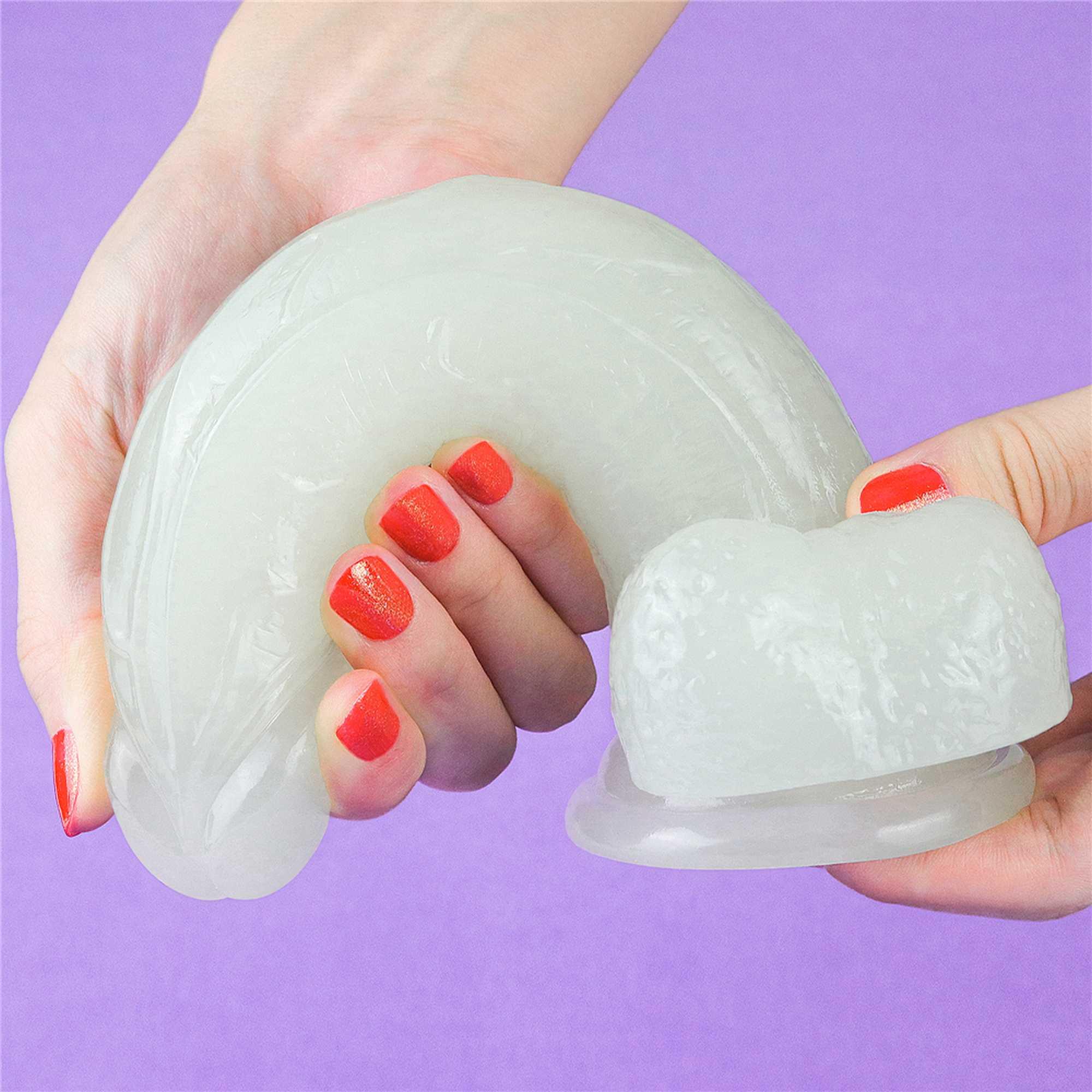 Neonowe dildo LoveToy Lumino Play, 19 cm (niebieski) Neonowe dildo LoveToy Lumino Play, 19 cm (niebieski)