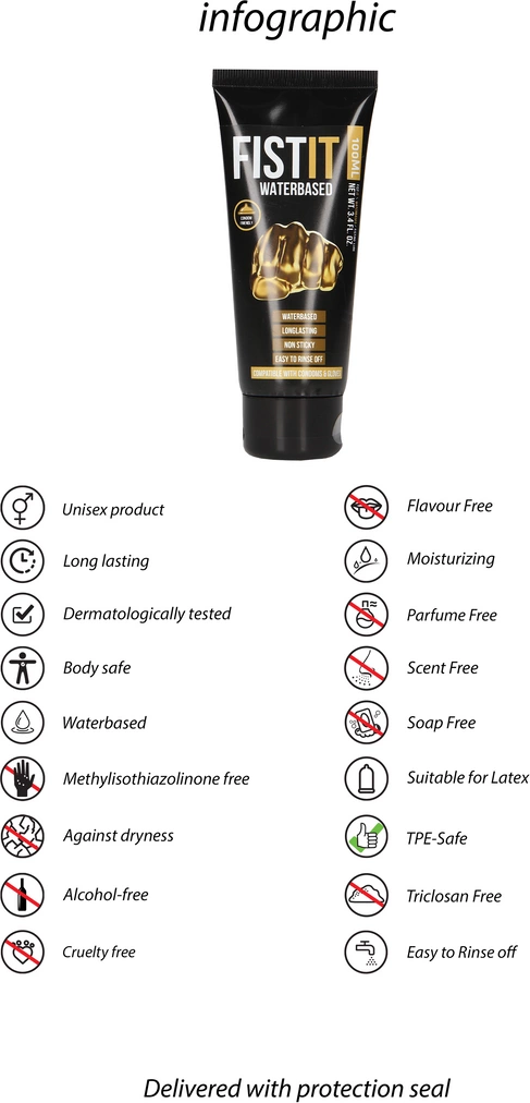 Lubrykant na bazie wody Shots Fist It, 100 ml Lubrykant na bazie wody Shots Fist It, 100 ml