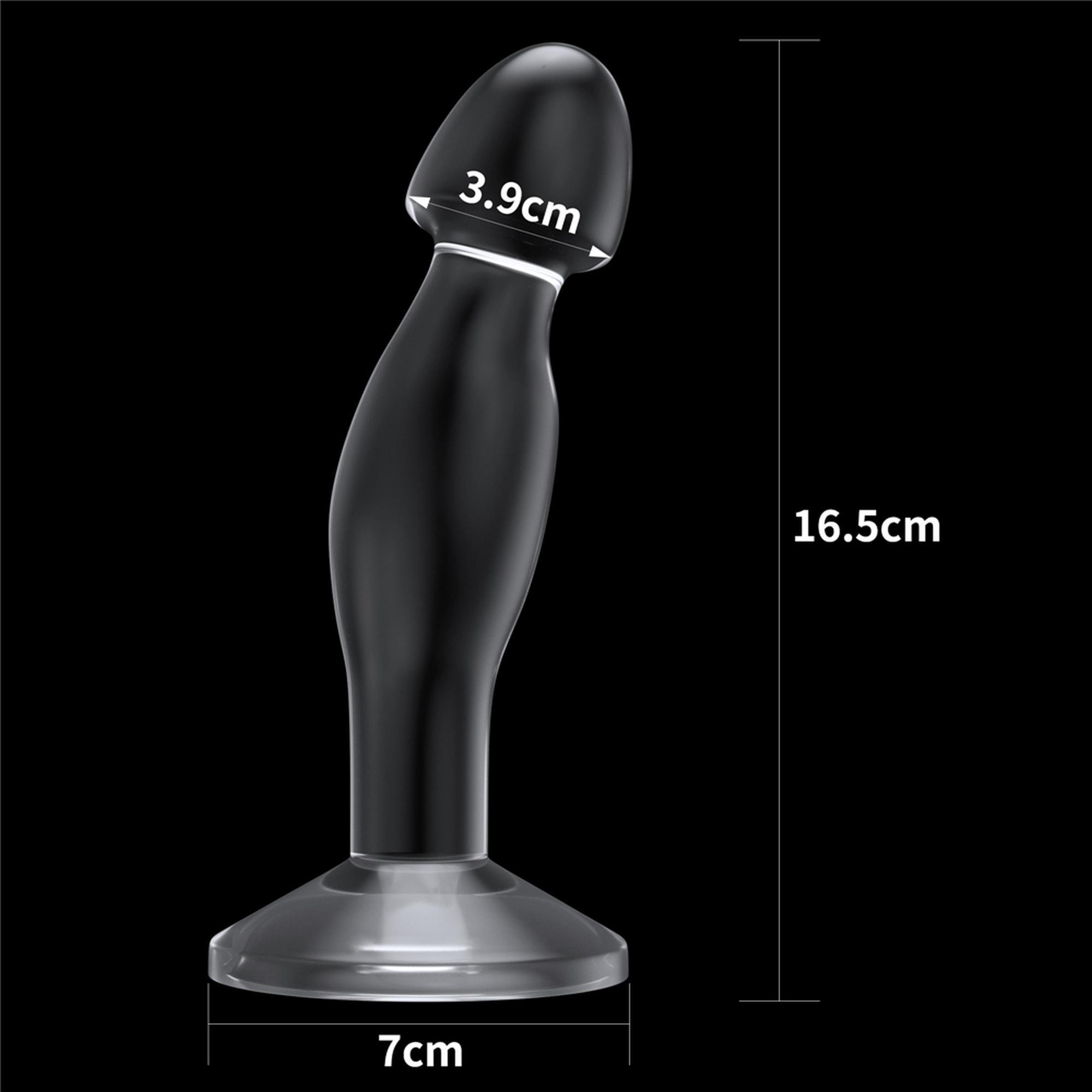 Korek analny LoveToy Flawless, 16,5 cm (przezroczysty) Korek analny LoveToy Flawless, 16,5 cm (przezroczysty)