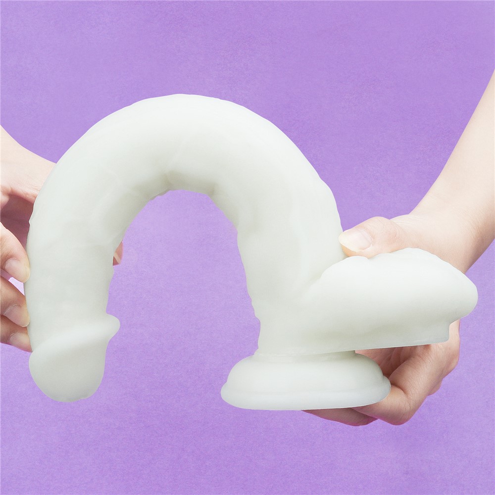 Neonowe dildo LoveToy Lumino Play, 26,9 cm (niebieski) Neonowe dildo LoveToy Lumino Play, 26,9 cm (niebieski)