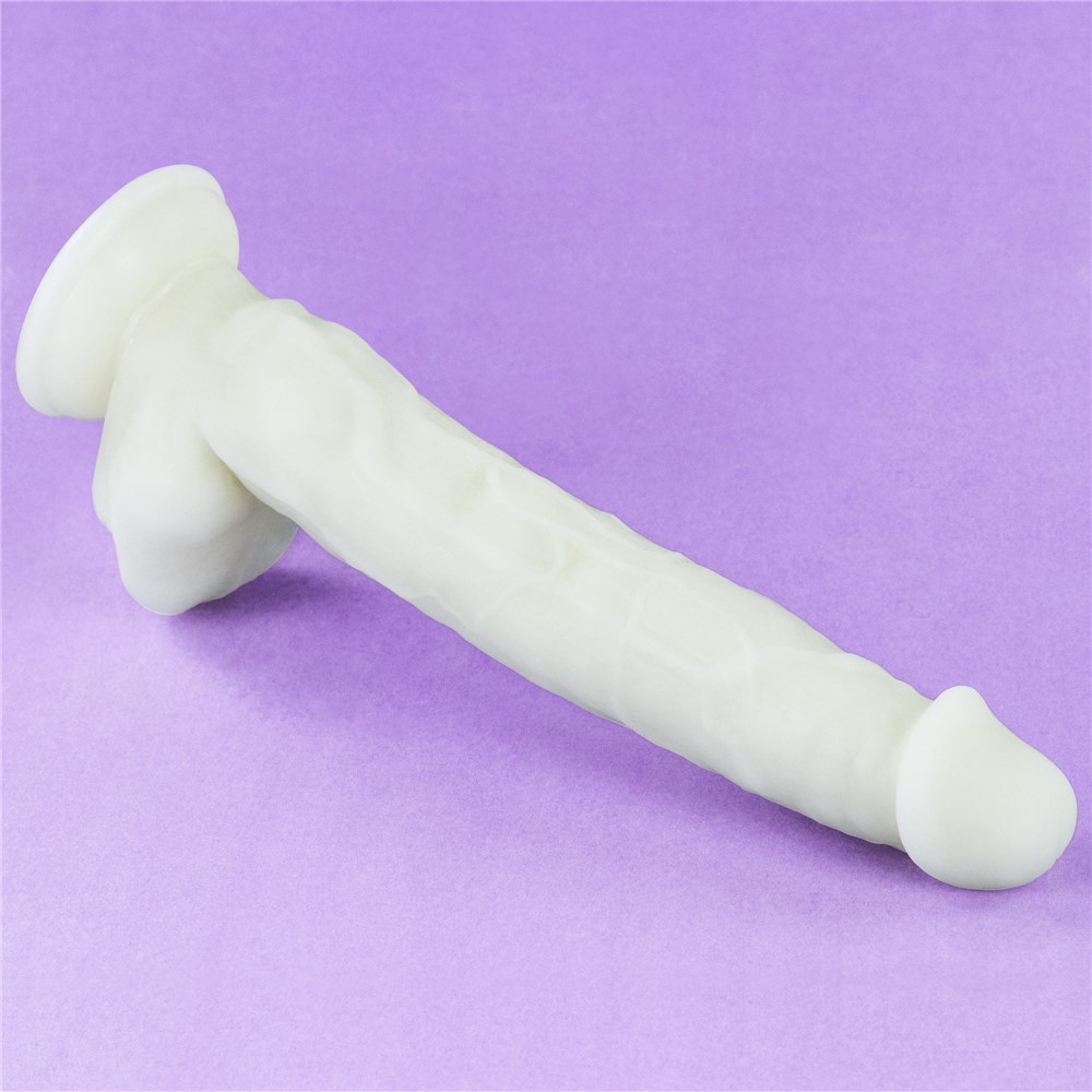 Neonowe dildo LoveToy Lumino Play, 26,9 cm (niebieski) Neonowe dildo LoveToy Lumino Play, 26,9 cm (niebieski)