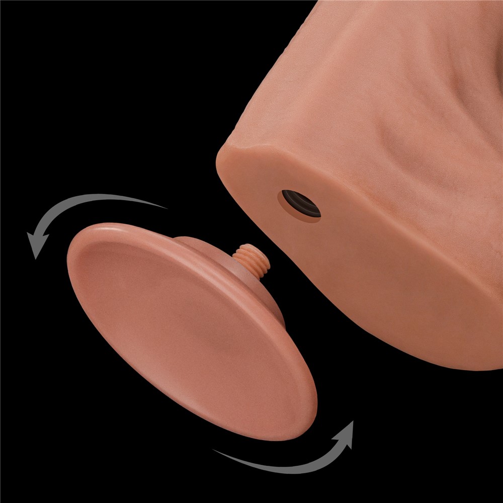 Dildo LoveToy Sliding-Skin Dual Layer Dong King Sized, 36 cm (w kolorze cielistym) Dildo LoveToy Sliding-Skin Dual Layer Dong King Sized, 36 cm (w kolorze cielistym)
