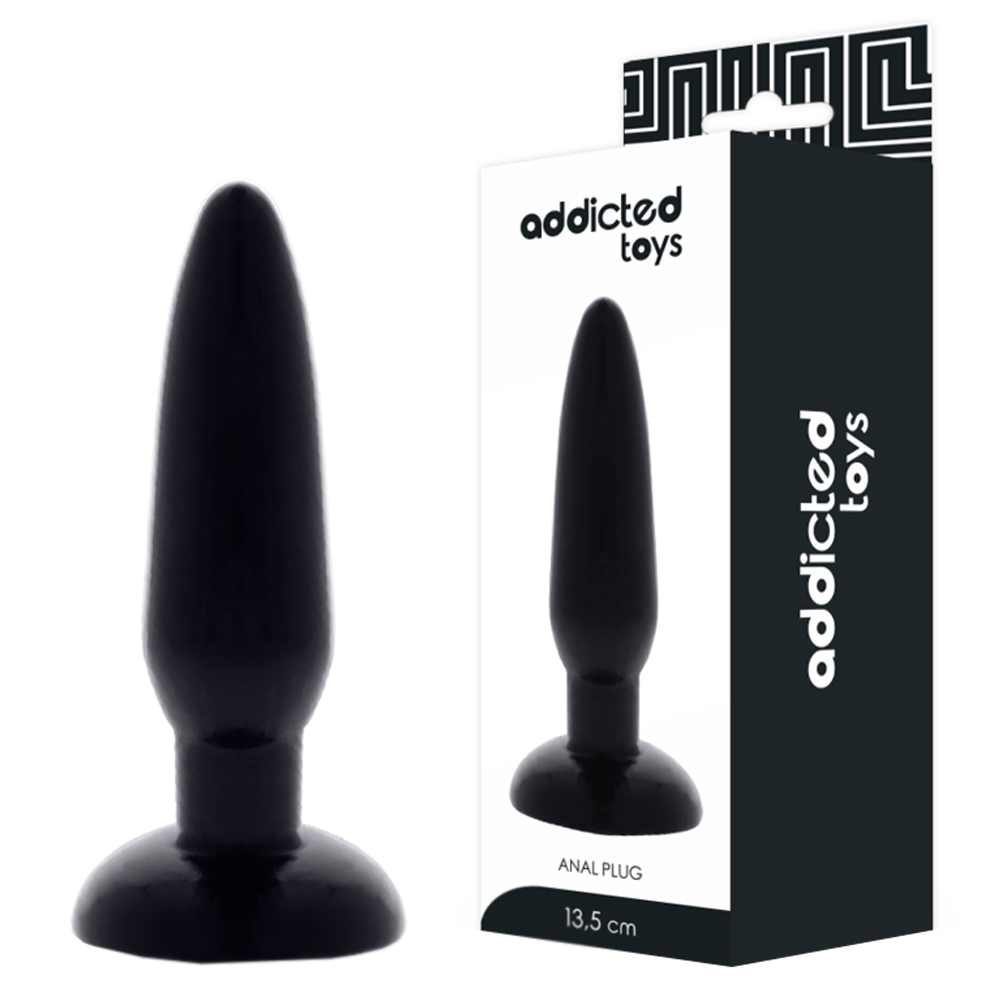 Korek analny Addicted Toys, 13.5 cm (czarny) Korek analny Addicted Toys, 13.5 cm (czarny)
