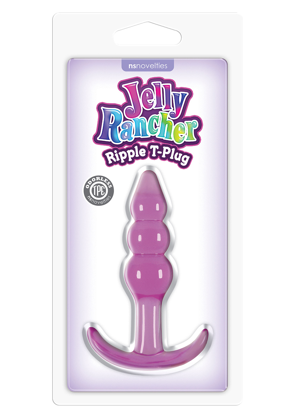 Korek analny Jelly Rancher Ripple T-Plug, 11 cm (fioletowy) Korek analny Jelly Rancher Ripple T-Plug, 11 cm (fioletowy)