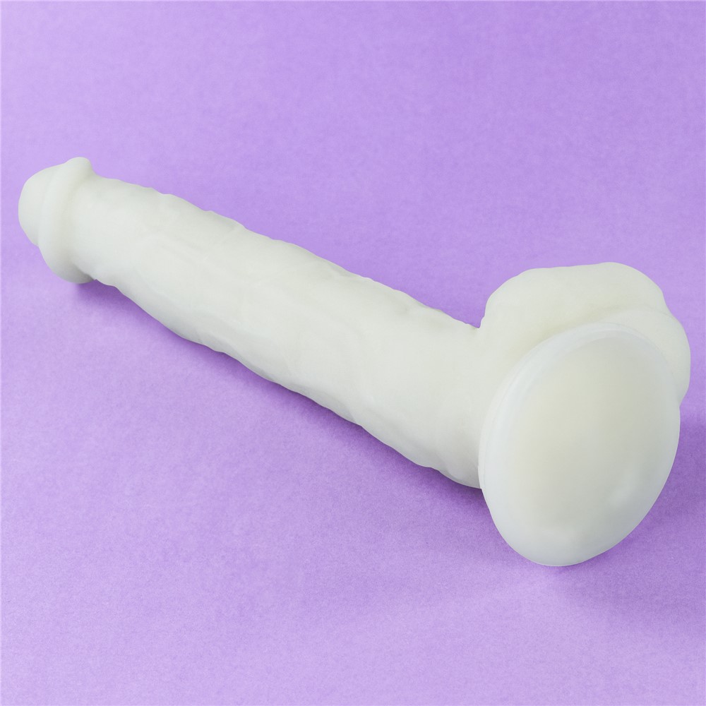 Neonowe dildo LoveToy Lumino Play, 26,9 cm (niebieski) Neonowe dildo LoveToy Lumino Play, 26,9 cm (niebieski)