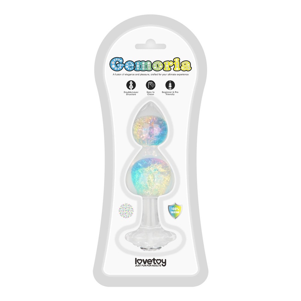 Korek analny Lovetoy Gemoria, 15 cm (przezroczysty) Korek analny Lovetoy Gemoria, 15 cm (przezroczysty)