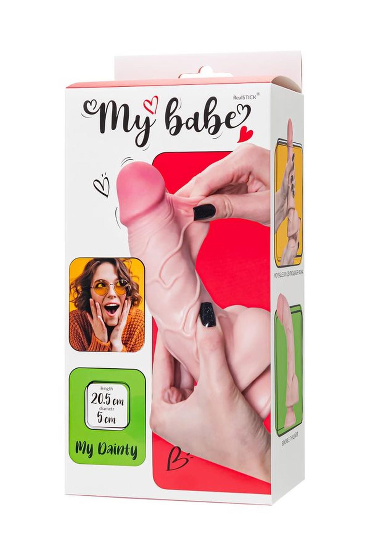 Dildo My Babe My Darling, 20.5 cm (w kolorze cielistym) Dildo My Babe My Darling, 20.5 cm (w kolorze cielistym)