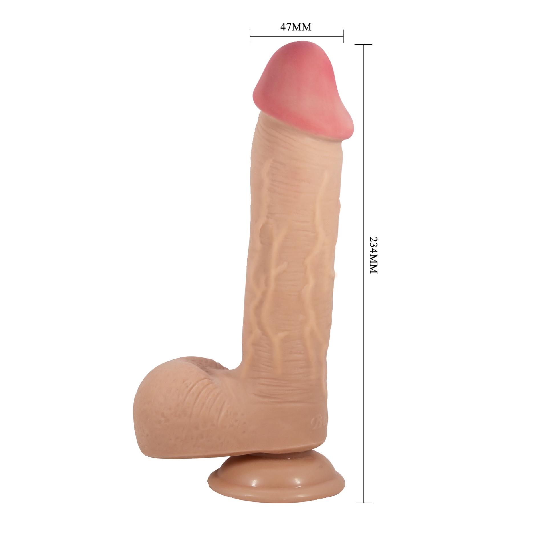 Dildo Pretty Love Sliding Skin 9.2'', 23,4 cm (w kolorze cielistym) Dildo Pretty Love Sliding Skin 9.2'', 23,4 cm (w kolorze cielistym)