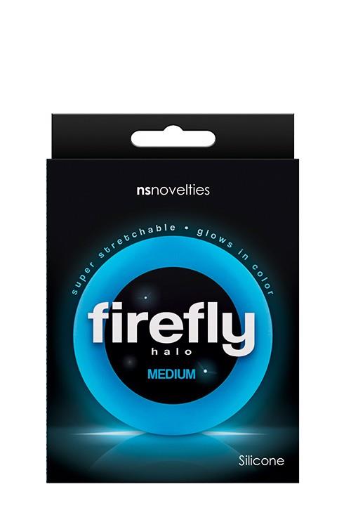 Pierścień erekcyjny Firefly Halo Medium, 5.3 cm (niebieski)