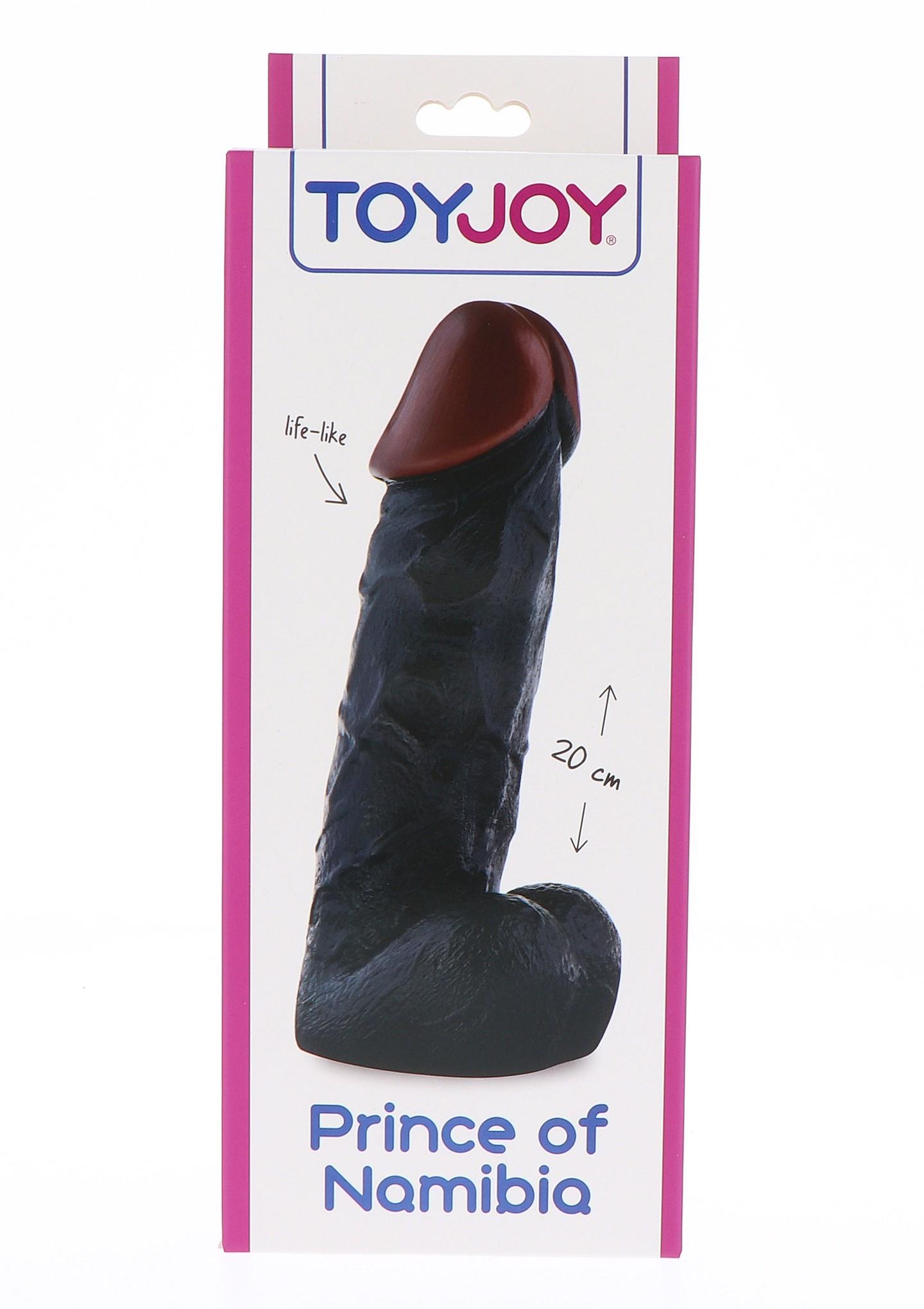 Dildo Toy Joy Prince of Namibia, 20 cm (czarny) Dildo Toy Joy Prince of Namibia, 20 cm (czarny)