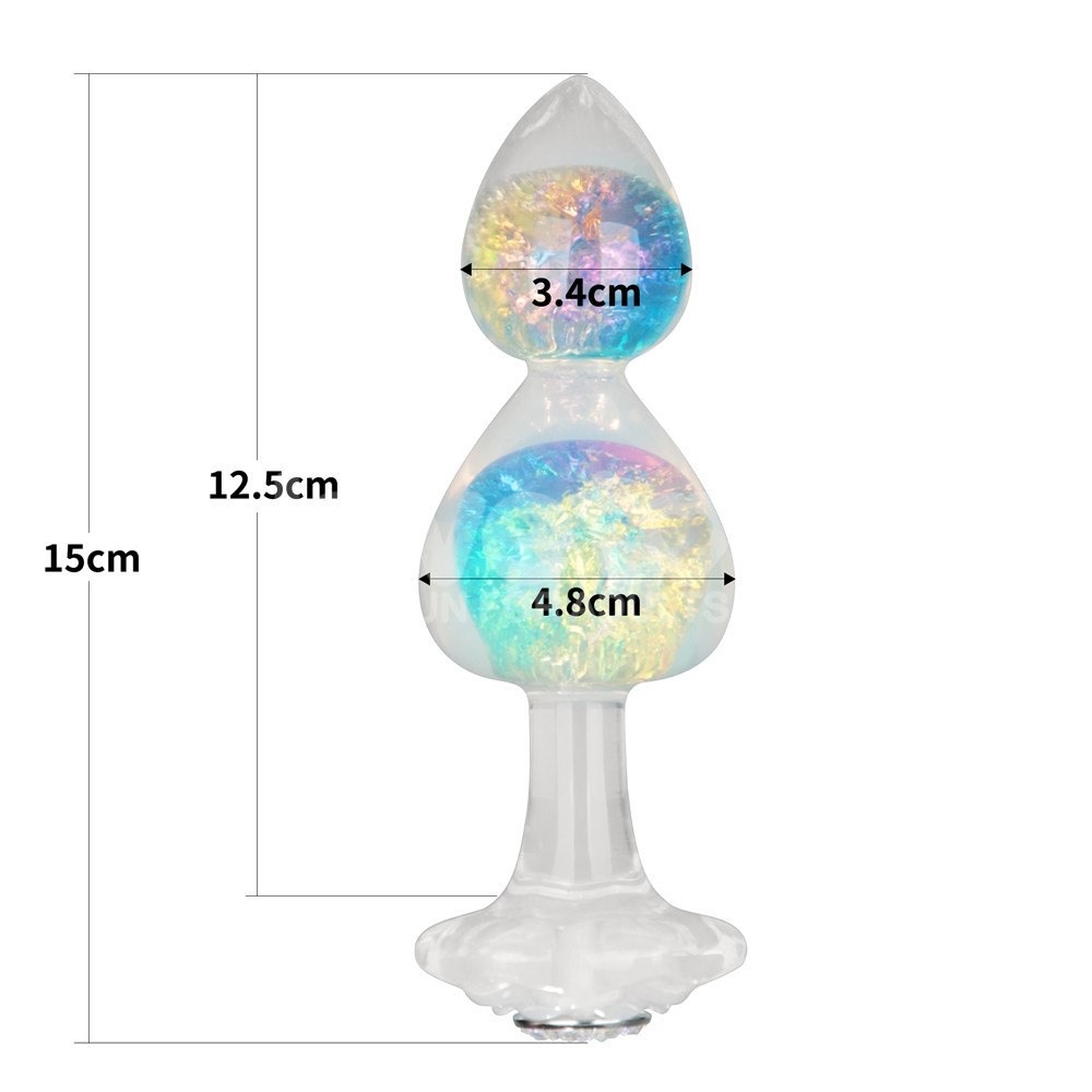 Korek analny Lovetoy Gemoria, 15 cm (przezroczysty) Korek analny Lovetoy Gemoria, 15 cm (przezroczysty)