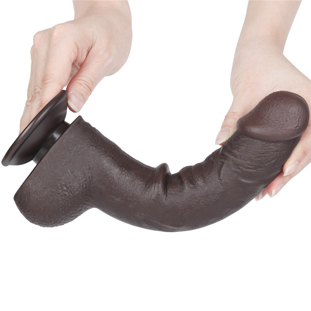 Dildo Sliding-Skin Dual Layer Dong 9.5'', 24 cm (czarny) Dildo Sliding-Skin Dual Layer Dong 9.5'', 24 cm (czarny)