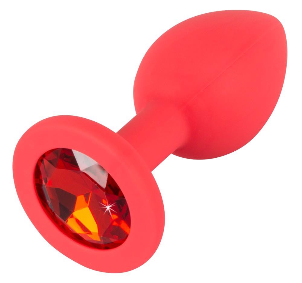 Korek analny z kryształkiem Colorful Joy Jewel Red Plug Small, 7,2 cm (czerwony) Korek analny z kryształkiem Colorful Joy Jewel Red Plug Small, 7,2 cm (czerwony)