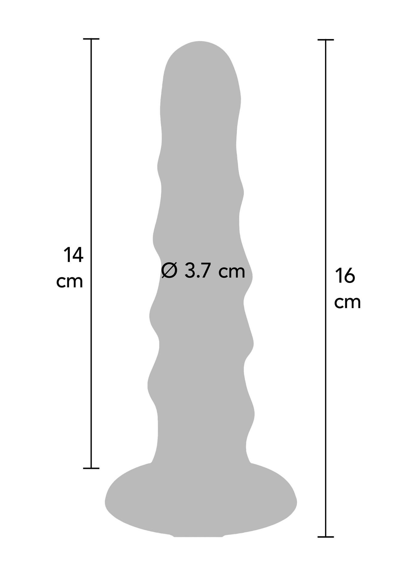 Dildo ToyJoy Ribbed Dong 6 Inch, 16 cm (różowy) Dildo ToyJoy Ribbed Dong 6 Inch, 16 cm (różowy)