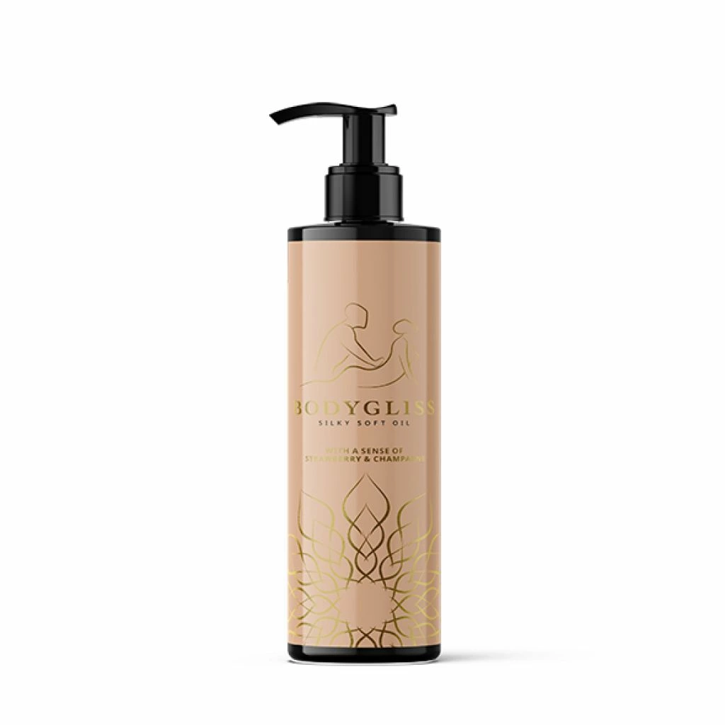 Olejek do masażu BodyGliss Silky Soft Oil Strawberry & Champagne, 150 ml Olejek do masażu BodyGliss Silky Soft Oil Strawberry & Champagne, 150 ml