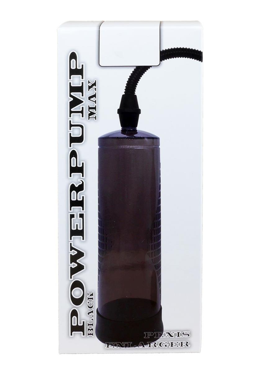 Pompka do penisa Boss Powerpump Max, 22 cm (czarny)