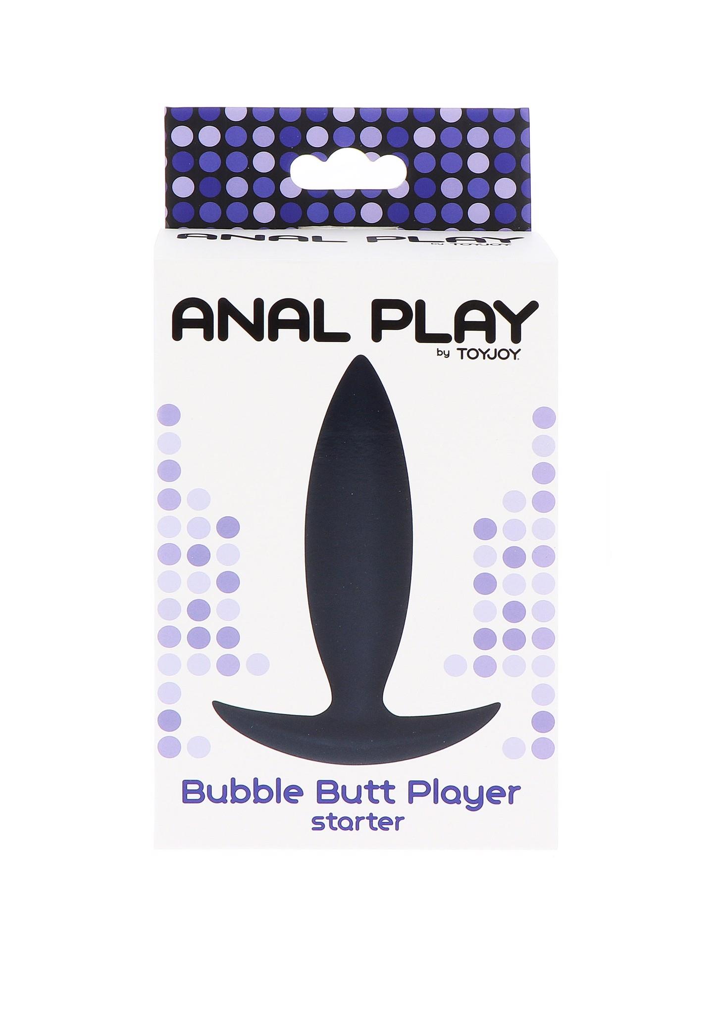 Korek analny Bubble Butt Player Starter, 10 cm (czarny) Korek analny Bubble Butt Player Starter, 10 cm (czarny)