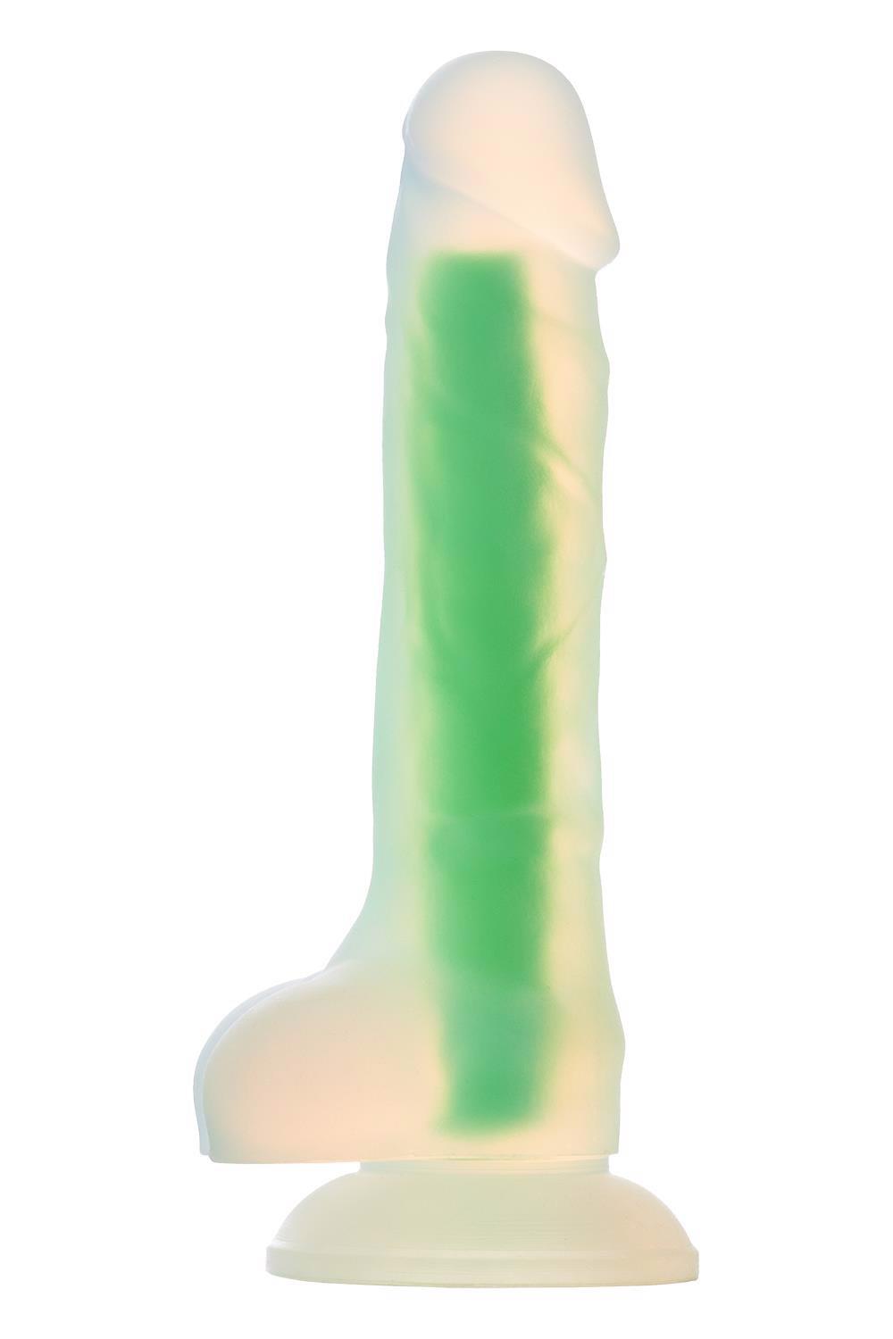 Dildo Radiant Glow In The Dark Soft,  17,5 cm (zielony) Dildo Radiant Glow In The Dark Soft,  17,5 cm (zielony)
