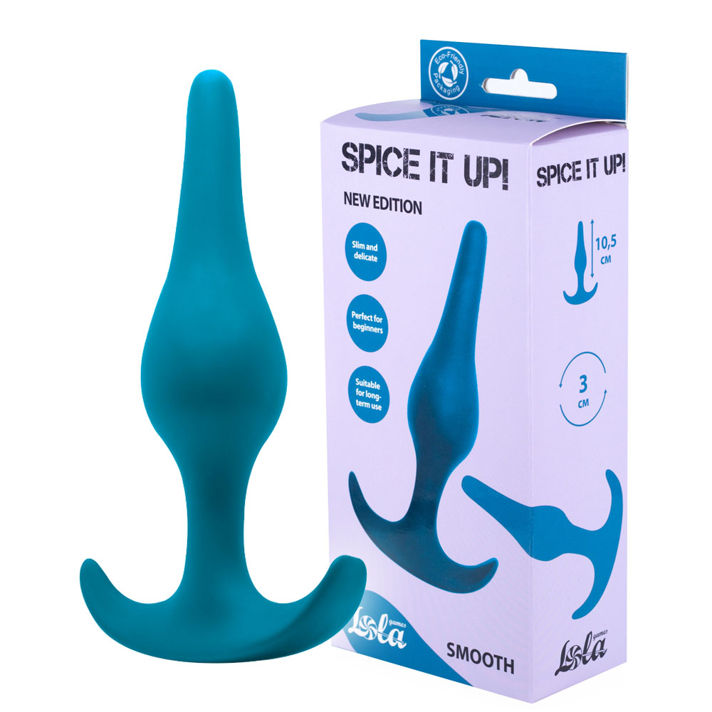 Korek analny Lola Games Plug Smooth Aquamarine, 12,5 cm (niebieski) Korek analny Lola Games Plug Smooth Aquamarine, 12,5 cm (niebieski)