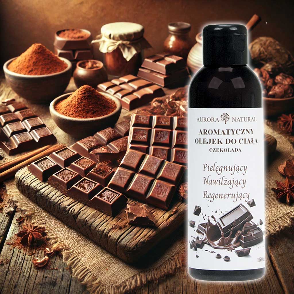 Olejek do masażu Aurora Naturals czekolada, 150 ml Olejek do masażu Aurora Naturals czekolada, 150 ml