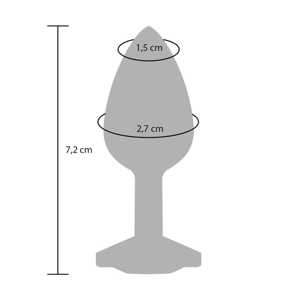 Korek analny Anal Play Starlight Booty Jewel Small, 7.2 cm (srebrny) Korek analny Anal Play Starlight Booty Jewel Small, 7.2 cm (srebrny)