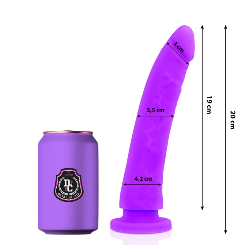 Dildo Delta Club Lilac, 20 cm (fioletowy) Dildo Delta Club Lilac, 20 cm (fioletowy)