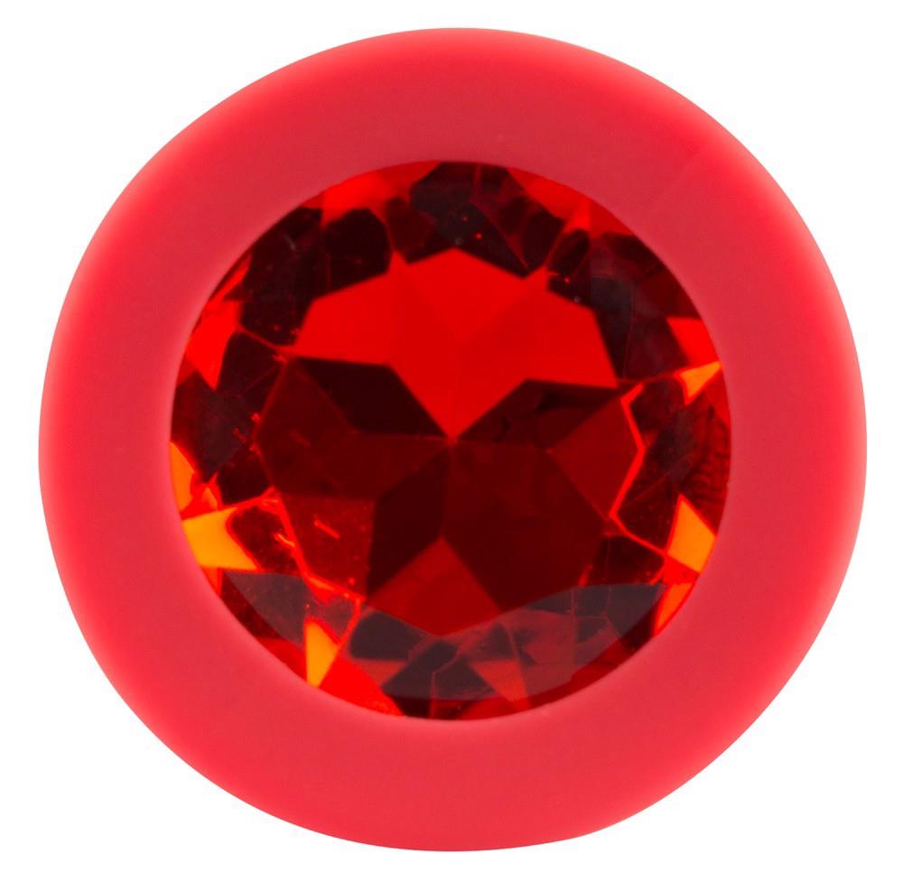 Korek analny z kryształkiem Colorful Joy Jewel Red Plug Small, 7,2 cm (czerwony) Korek analny z kryształkiem Colorful Joy Jewel Red Plug Small, 7,2 cm (czerwony)