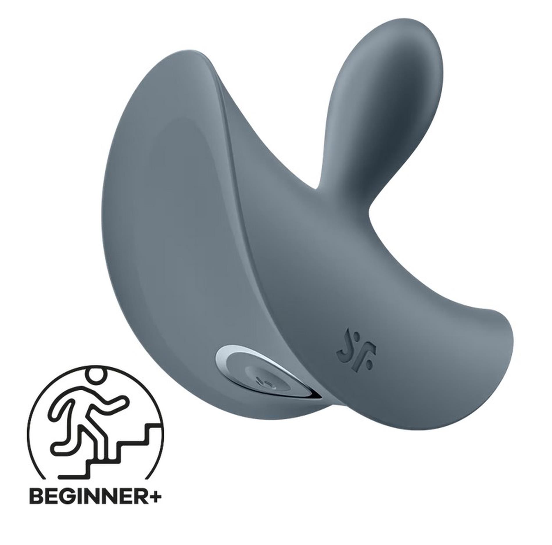 Korek analny Satisfyer Booty Absolute Beginners 2, 7.9 cm (szary) Korek analny Satisfyer Booty Absolute Beginners 2, 7.9 cm (szary)