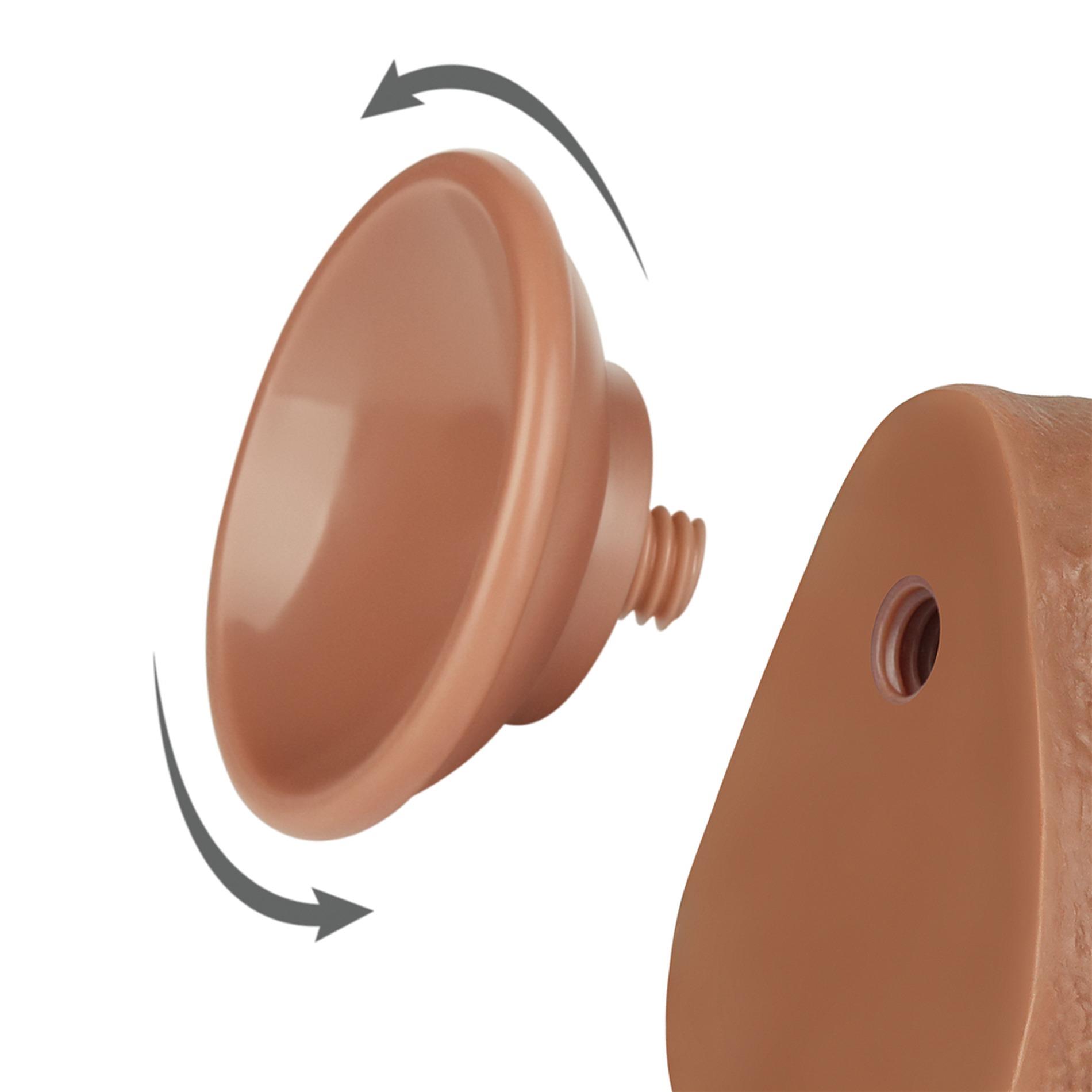 Dildo Lovetoy Sliding-Skin Dual Layer Dong 9.5'', 24 cm (brązowy) Dildo Lovetoy Sliding-Skin Dual Layer Dong 9.5'', 24 cm (brązowy)