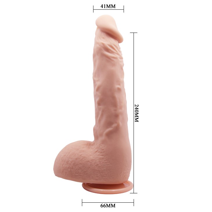 Dildo LyBaile Beautiful Jason, 24 cm (w kolorze cielistym) Dildo LyBaile Beautiful Jason, 24 cm (w kolorze cielistym)