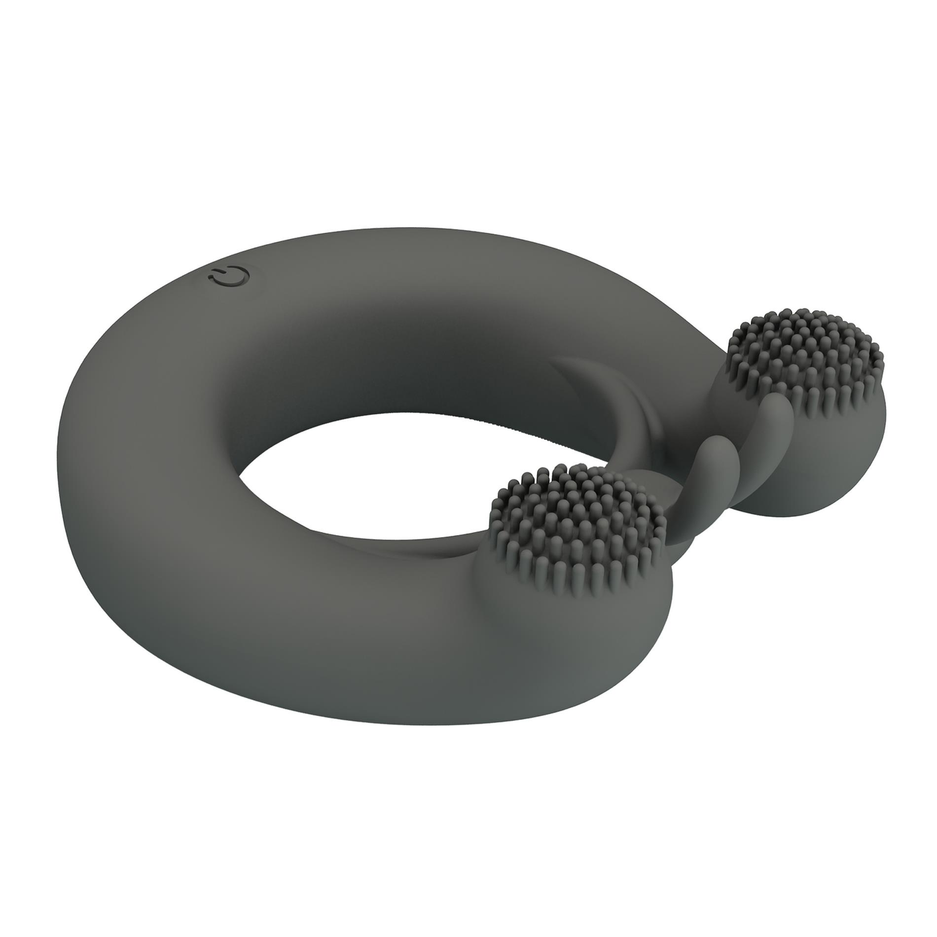 Pierścień wibracyjny Pretty Love Dahlia, 7.6 cm (szary)