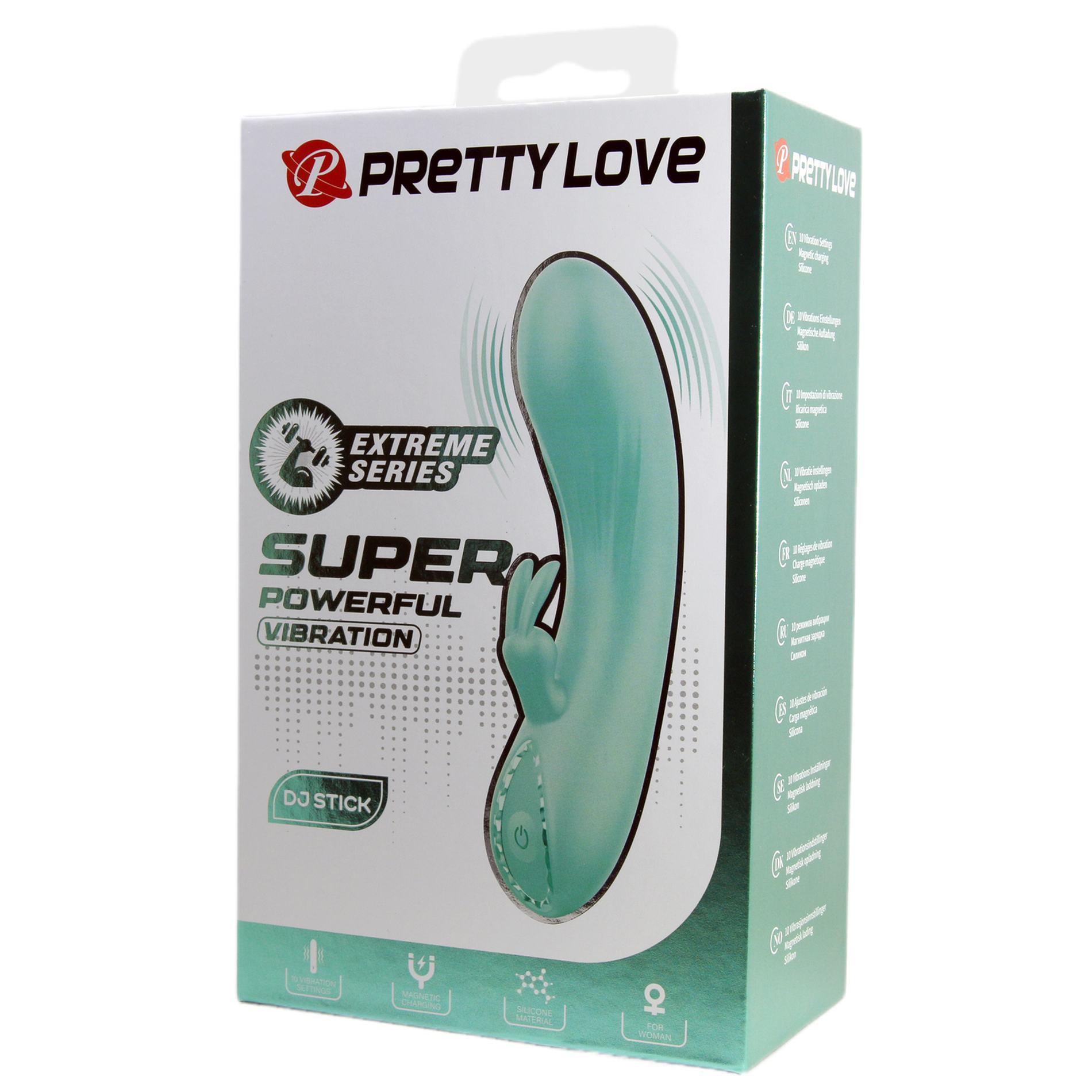 Вибратор-кролик Pretty Love DJ Stick, 12.7 см (зеленый) Вибратор-кролик Pretty Love DJ Stick, 12.7 см (зеленый)