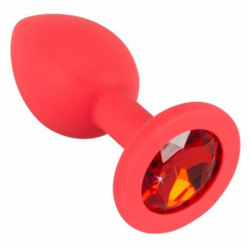 Korek analny z kryształkiem Colorful Joy Jewel Red Plug Small, 7,2 cm (czerwony) Korek analny z kryształkiem Colorful Joy Jewel Red Plug Small, 7,2 cm (czerwony)
