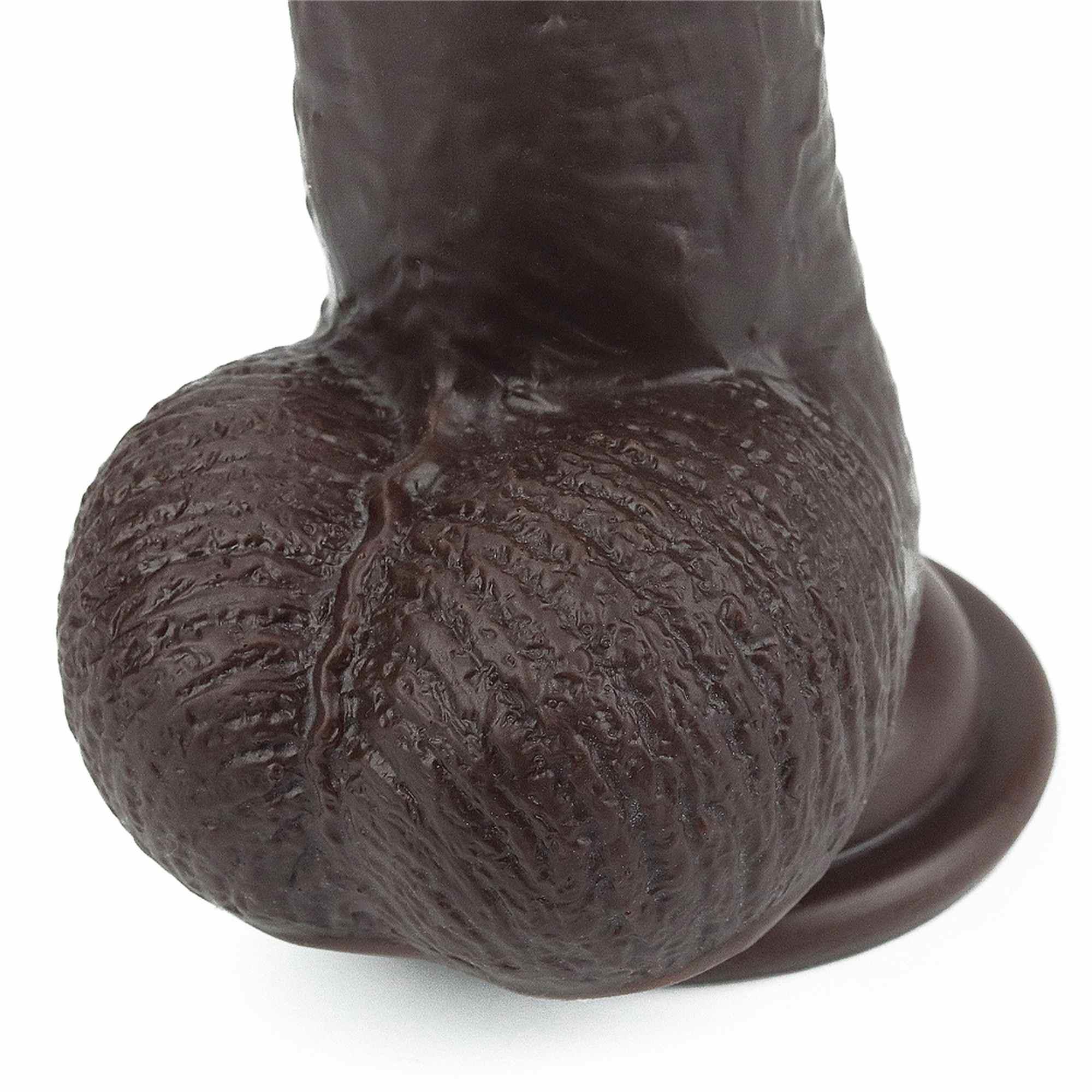 Dildo LoveToy Sliding Skin z dwuwarstwowego materiału, 23 cm (brązowy) Dildo LoveToy Sliding Skin z dwuwarstwowego materiału, 23 cm (brązowy)