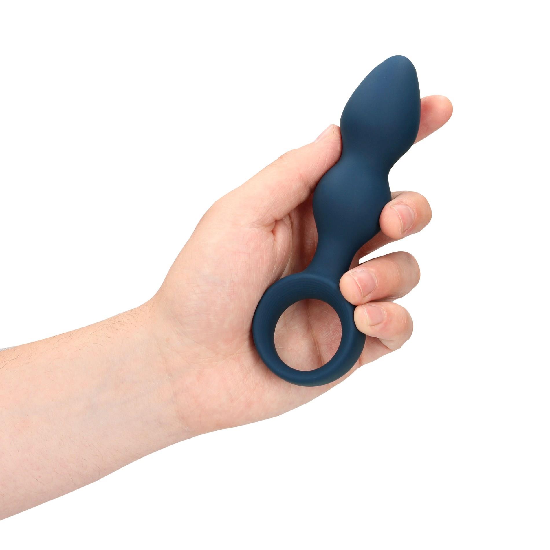 Korek analny Loveline Anal Plug L, 17.7 cm (niebieski) Korek analny Loveline Anal Plug L, 17.7 cm (niebieski)