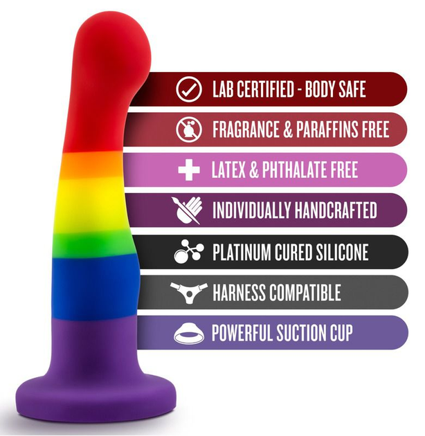 Dildo Blush Avant Pride P1, 15,2 cm (multi) Dildo Blush Avant Pride P1, 15,2 cm (multi)