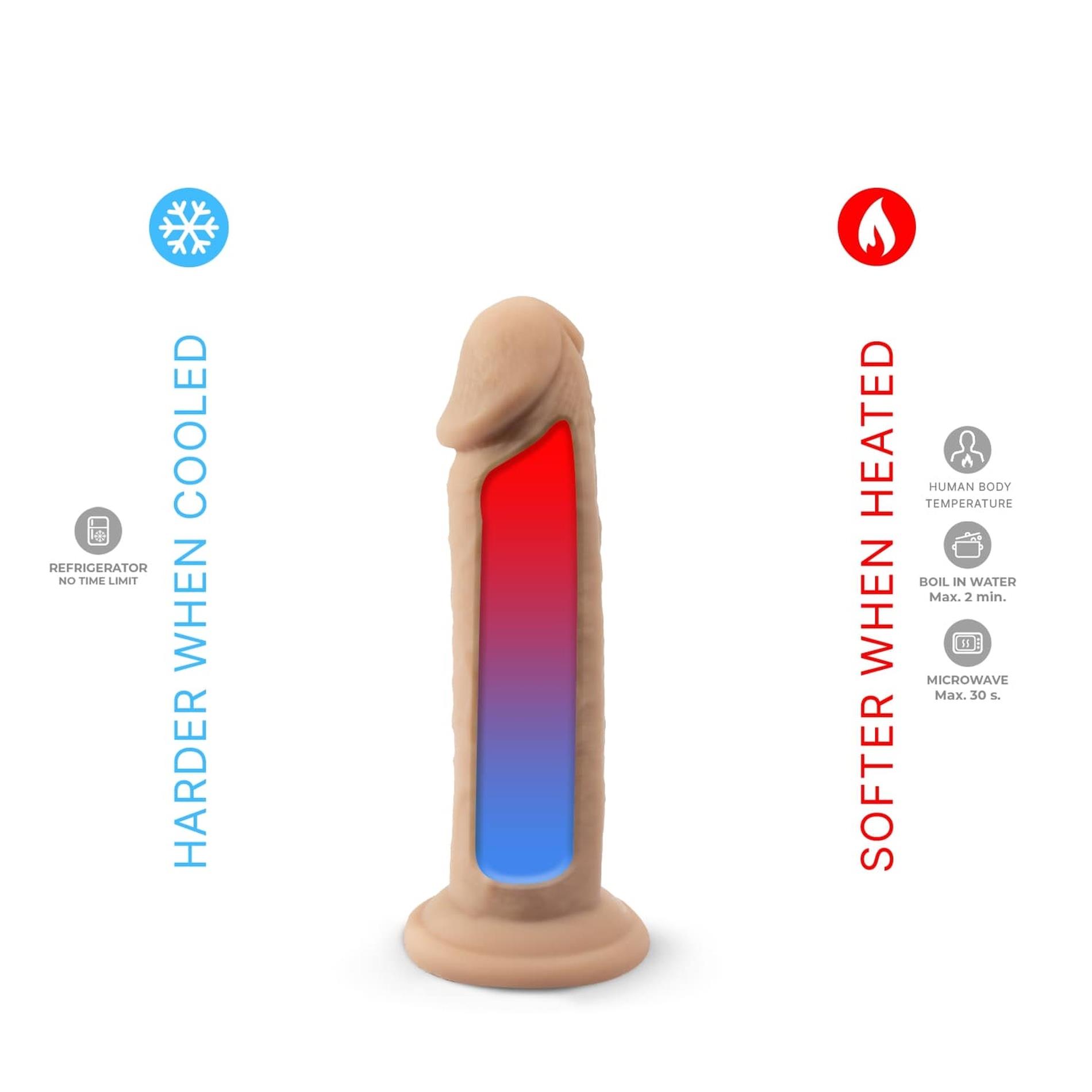 Dildo Silexd Real Skin Model 2 Size 6", 15.4 cm (w kolorze cielistym) Dildo Silexd Real Skin Model 2 Size 6", 15.4 cm (w kolorze cielistym)