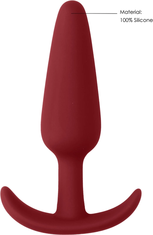Korek analny ShotsToys Slim Butt Plug, 8.3 cm (czerwony) Korek analny ShotsToys Slim Butt Plug, 8.3 cm (czerwony)