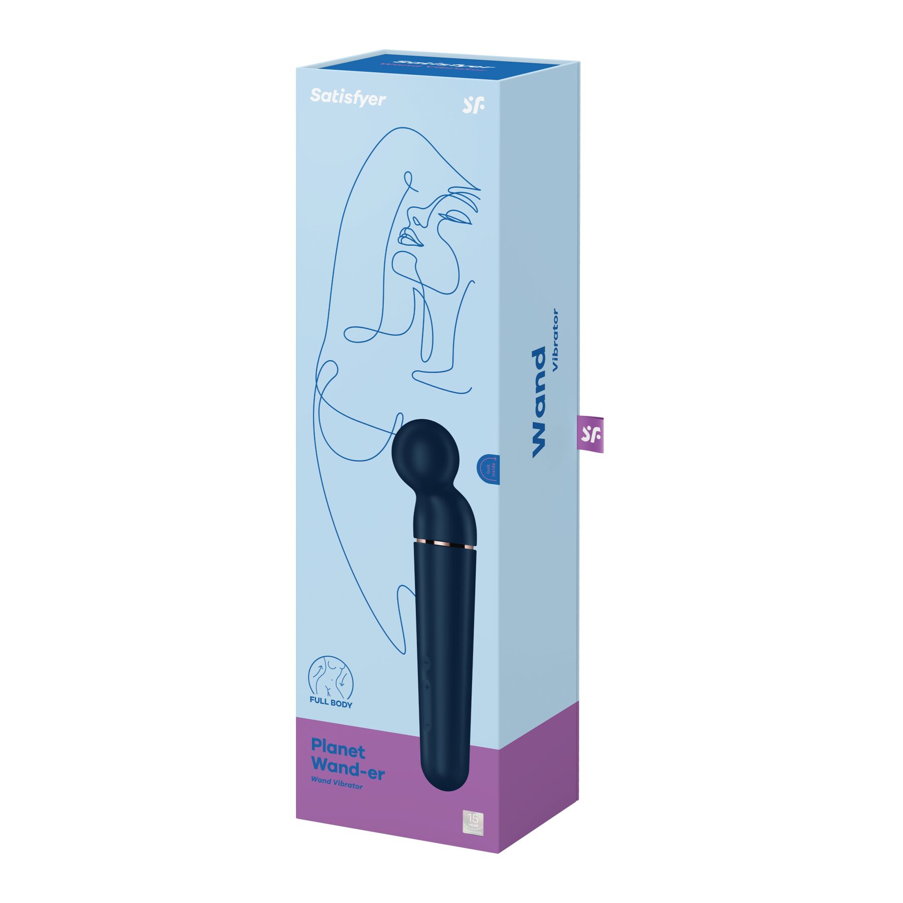 Вибромассажер Satisfyer Planet Wand-er, 30.4 см (синий) Вибромассажер Satisfyer Planet Wand-er, 30.4 см (синий)