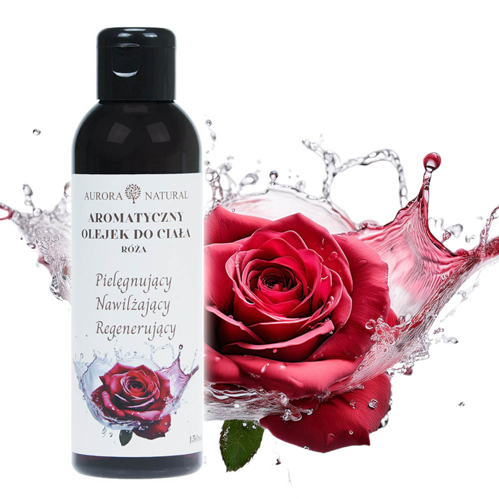 Olejek do masażu Aurora Naturals róża, 150 ml Olejek do masażu Aurora Naturals róża, 150 ml