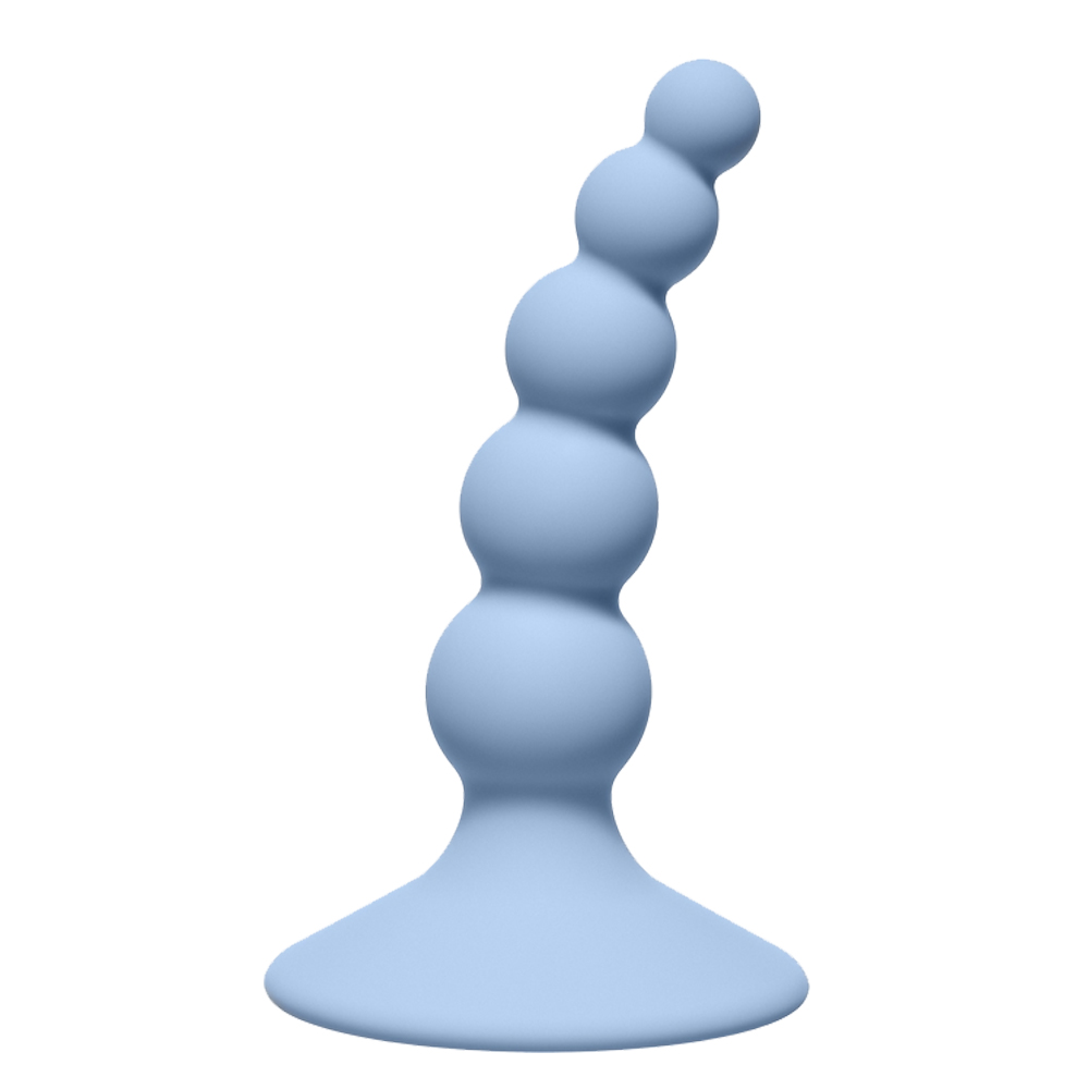 Korek analny Lola Games Ribbed Plug, 10.5 cm (niebieski) Korek analny Lola Games Ribbed Plug, 10.5 cm (niebieski)