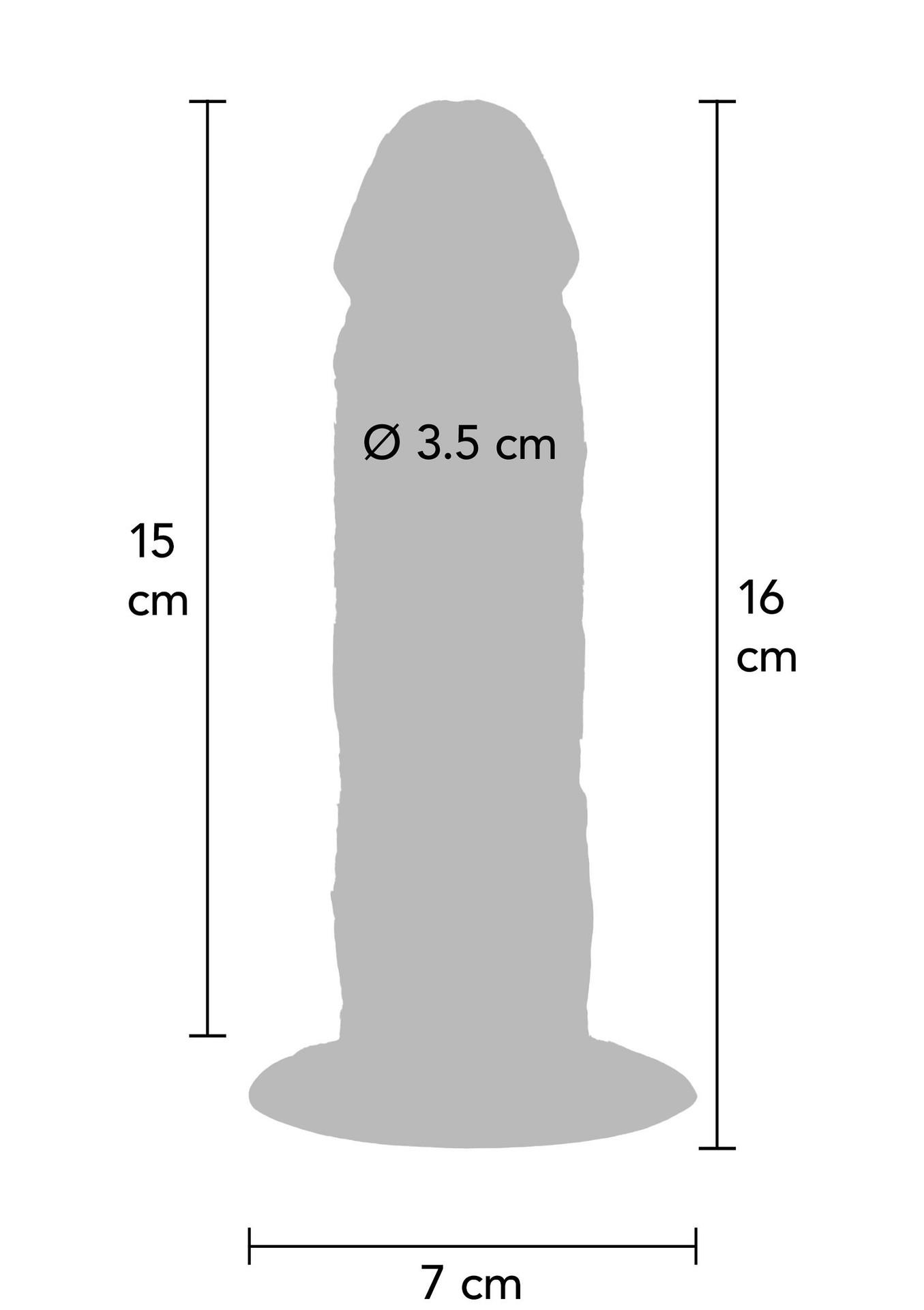 Dildo Get Real Skin Foreskin Dong, 16 cm (brązowy) Dildo Get Real Skin Foreskin Dong, 16 cm (brązowy)