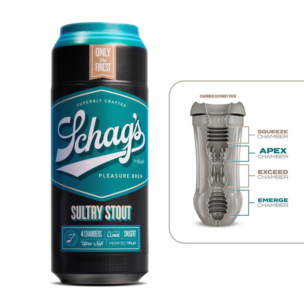 Masturbator Schag's Sultry Stout (przezroczysty) Masturbator Schag's Sultry Stout (przezroczysty)