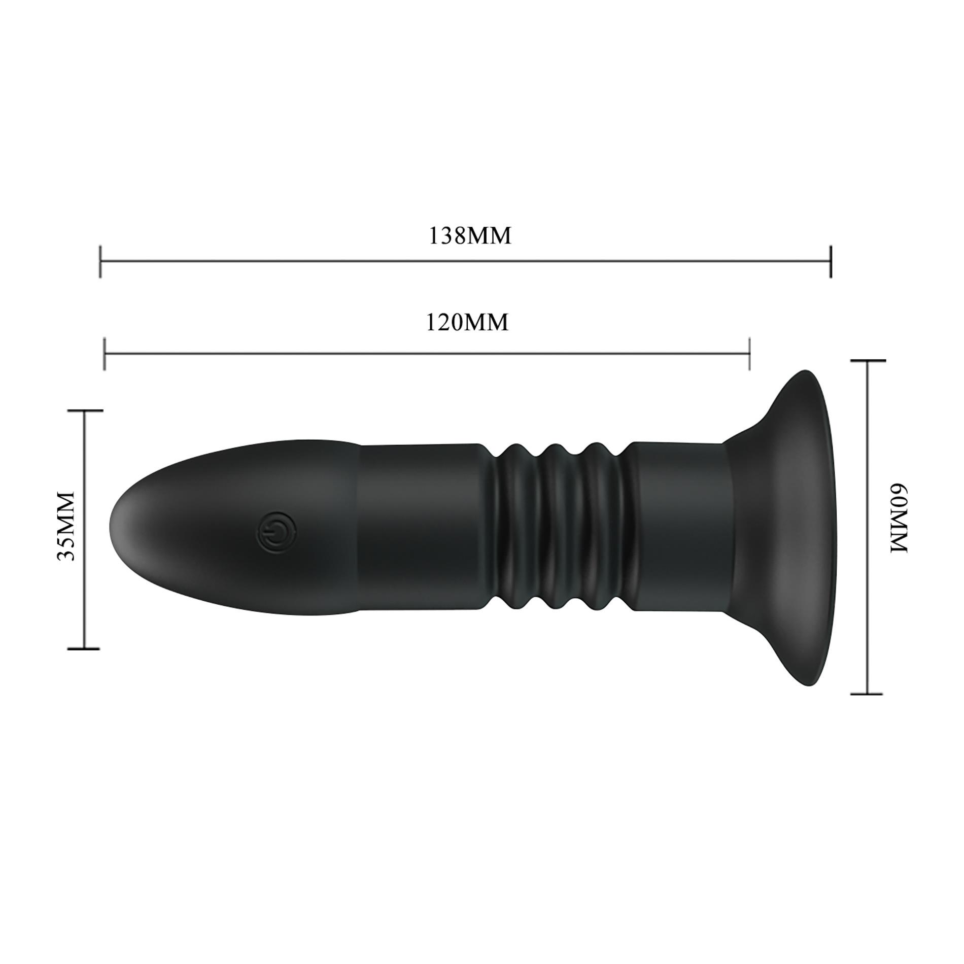 Korek analny Mr. Play Remote Control, 13.8 cm (czarny) Korek analny Mr. Play Remote Control, 13.8 cm (czarny)