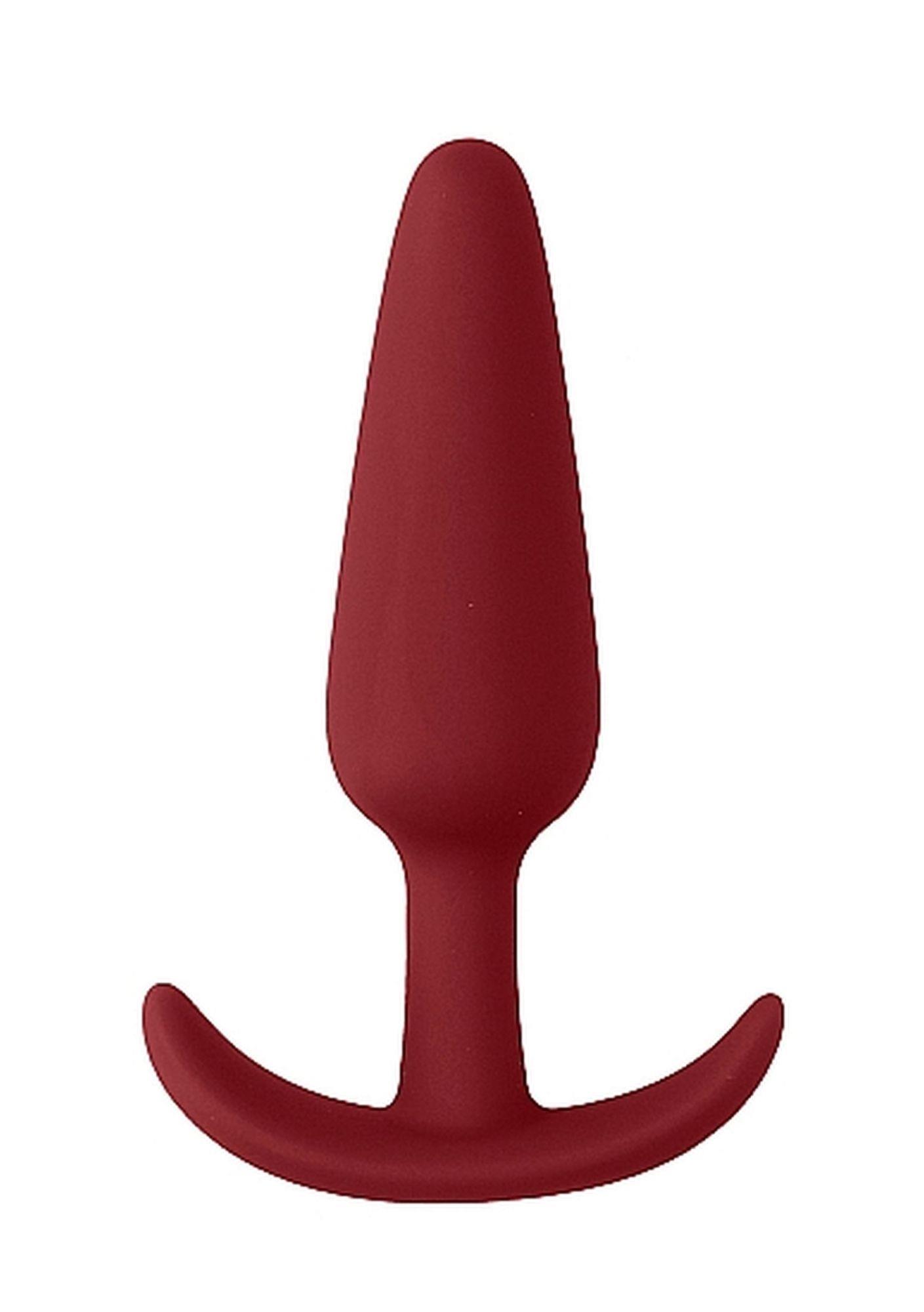 Korek analny ShotsToys Slim Butt Plug, 8.3 cm (czerwony) Korek analny ShotsToys Slim Butt Plug, 8.3 cm (czerwony)