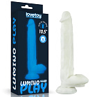 Neonowe dildo LoveToy Lumino Play, 26,9 cm (niebieski) Neonowe dildo LoveToy Lumino Play, 26,9 cm (niebieski)